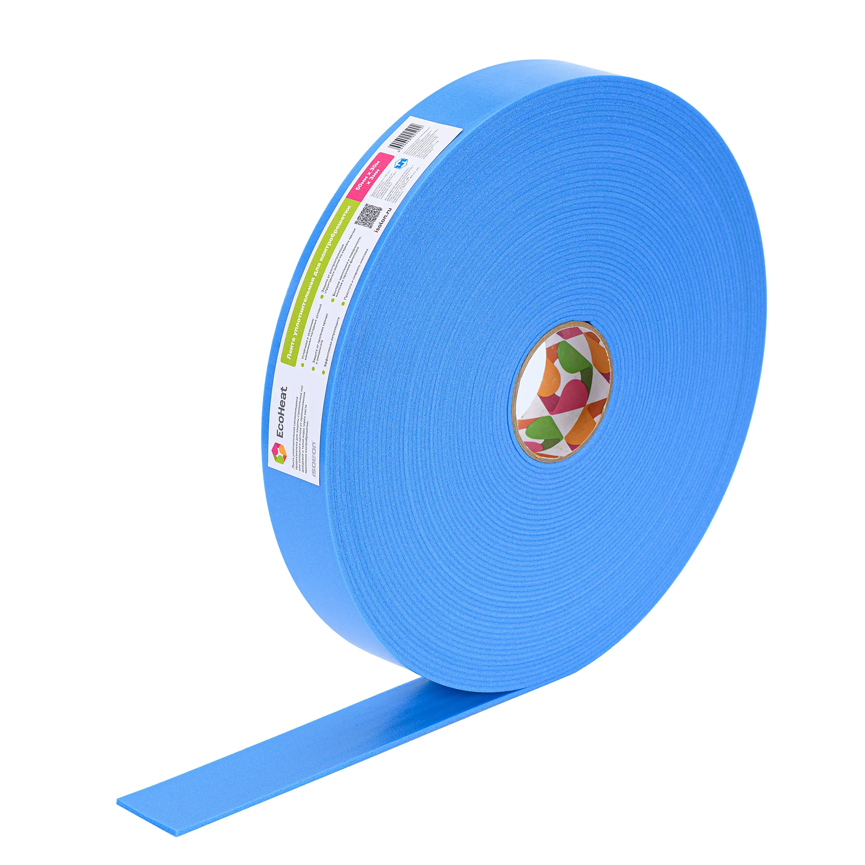 EcoHeat Евробанд. Лента уплотнительная для котробрешетки 50 мм х 30 м