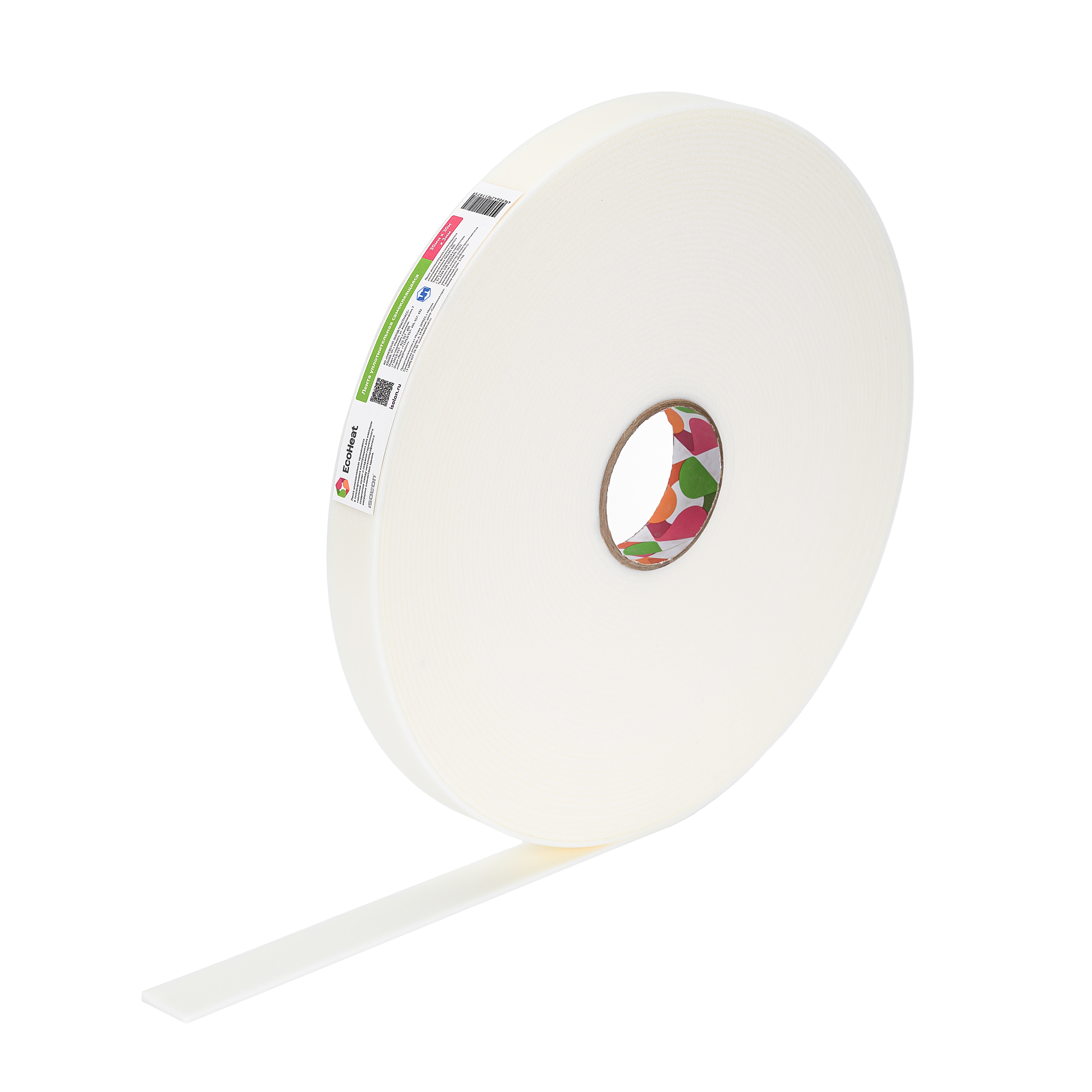 EcoHeat Дихтунгсбанд. Лента уплотнительная самоклеящаяся 30 мм х 30 м 