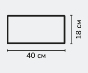 Подколенник укладчика EcoHeat 40×18×3 см
